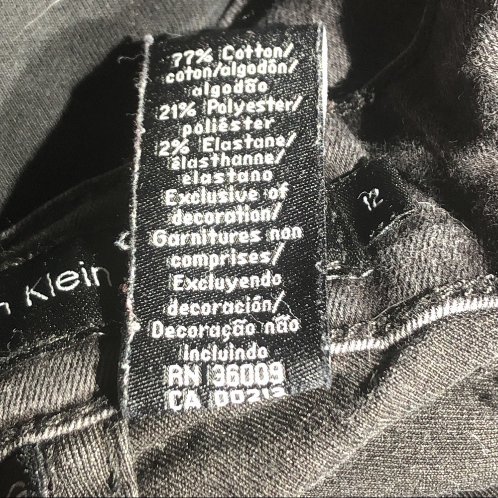 CALVIN KLEIN black jeggings - Picture 5 of 7